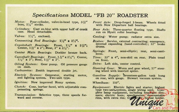 1922 Chevrolet Brochure Page 7